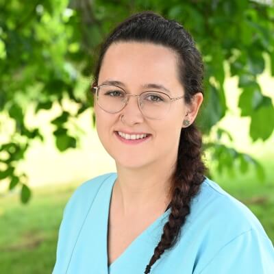 Frau Cunz als Büstenportrait